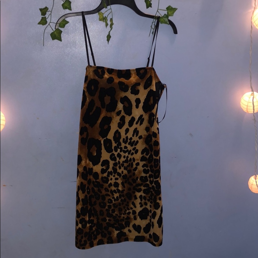 Cheetah print forever 21 dress
